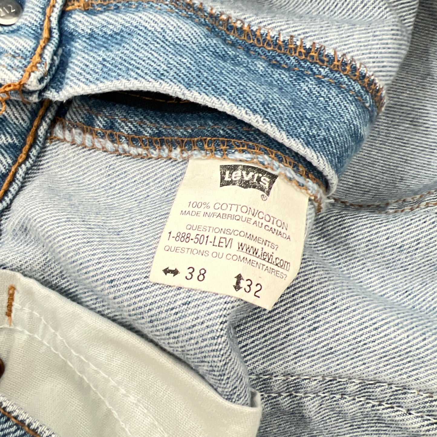 Vintage 634 Levi's Orange Tab 38W32L