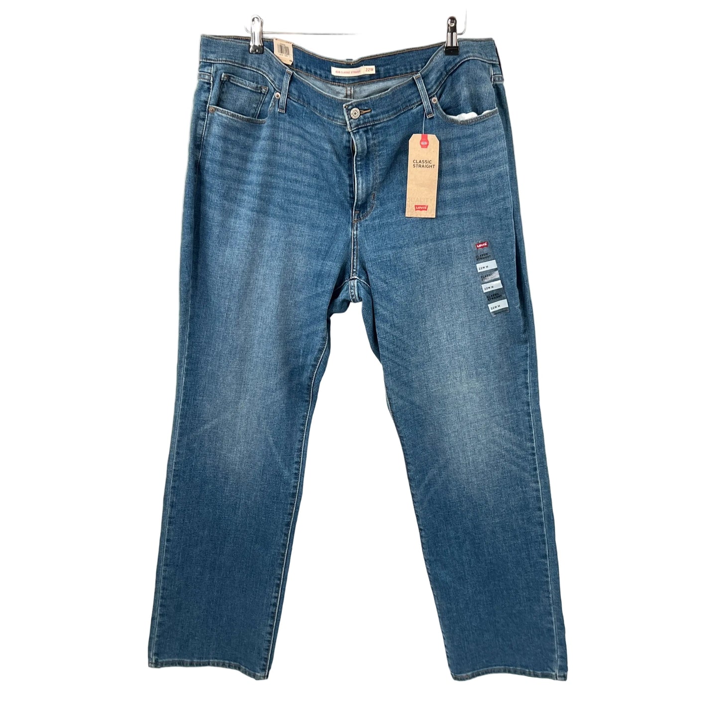 NWT Levi's 414 Classic Straight Jeans 22W