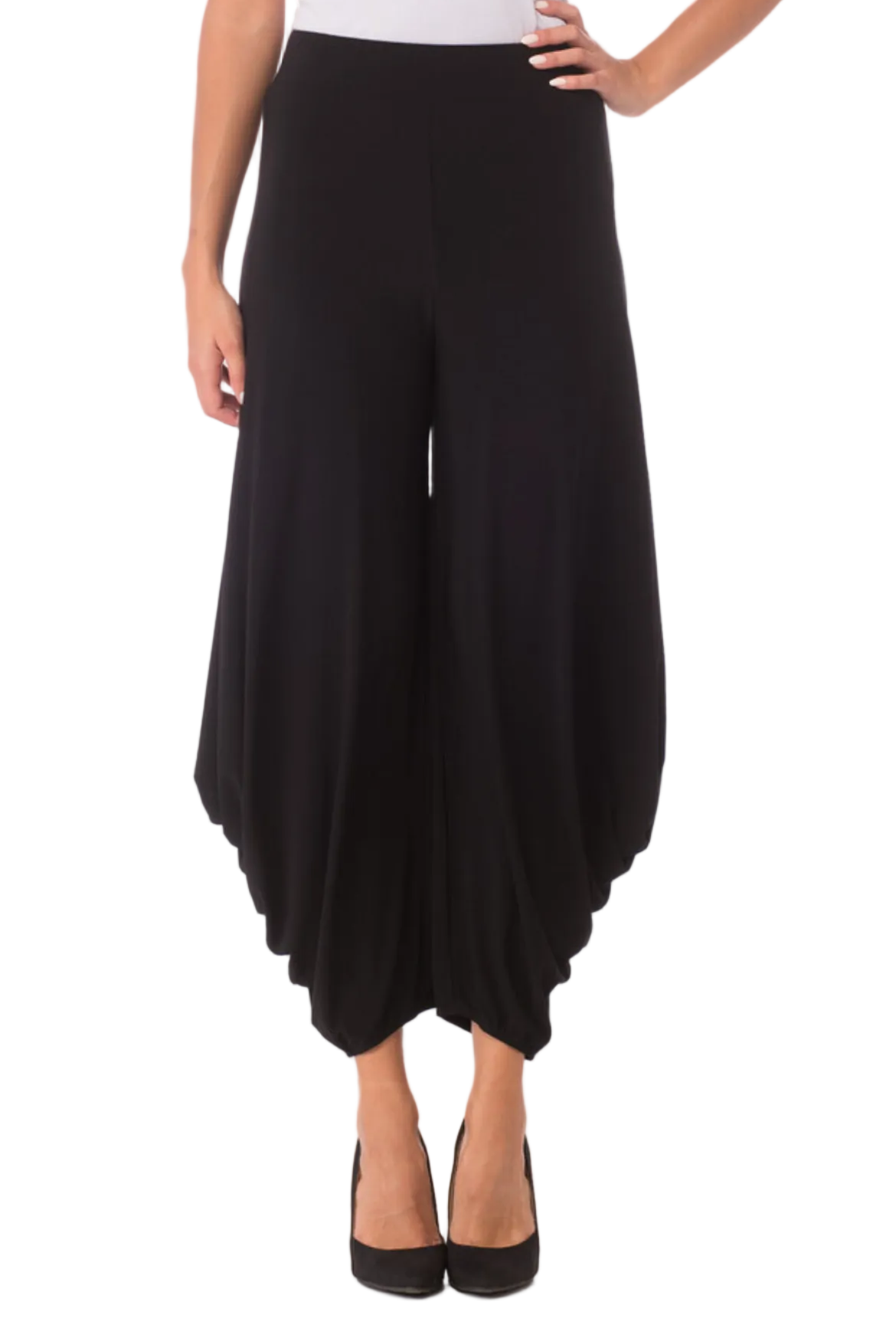 Joseph Ribkoff Ruched Side Hem Pants