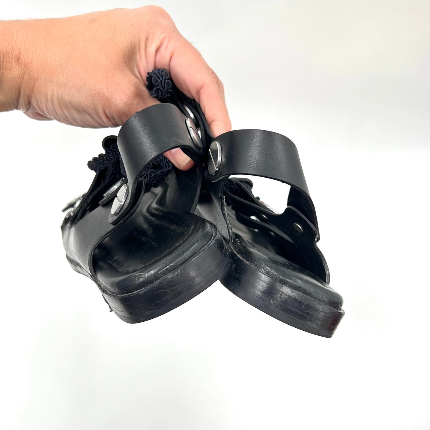 Alexander Wang Patricia Rivet Lace Up Sandals