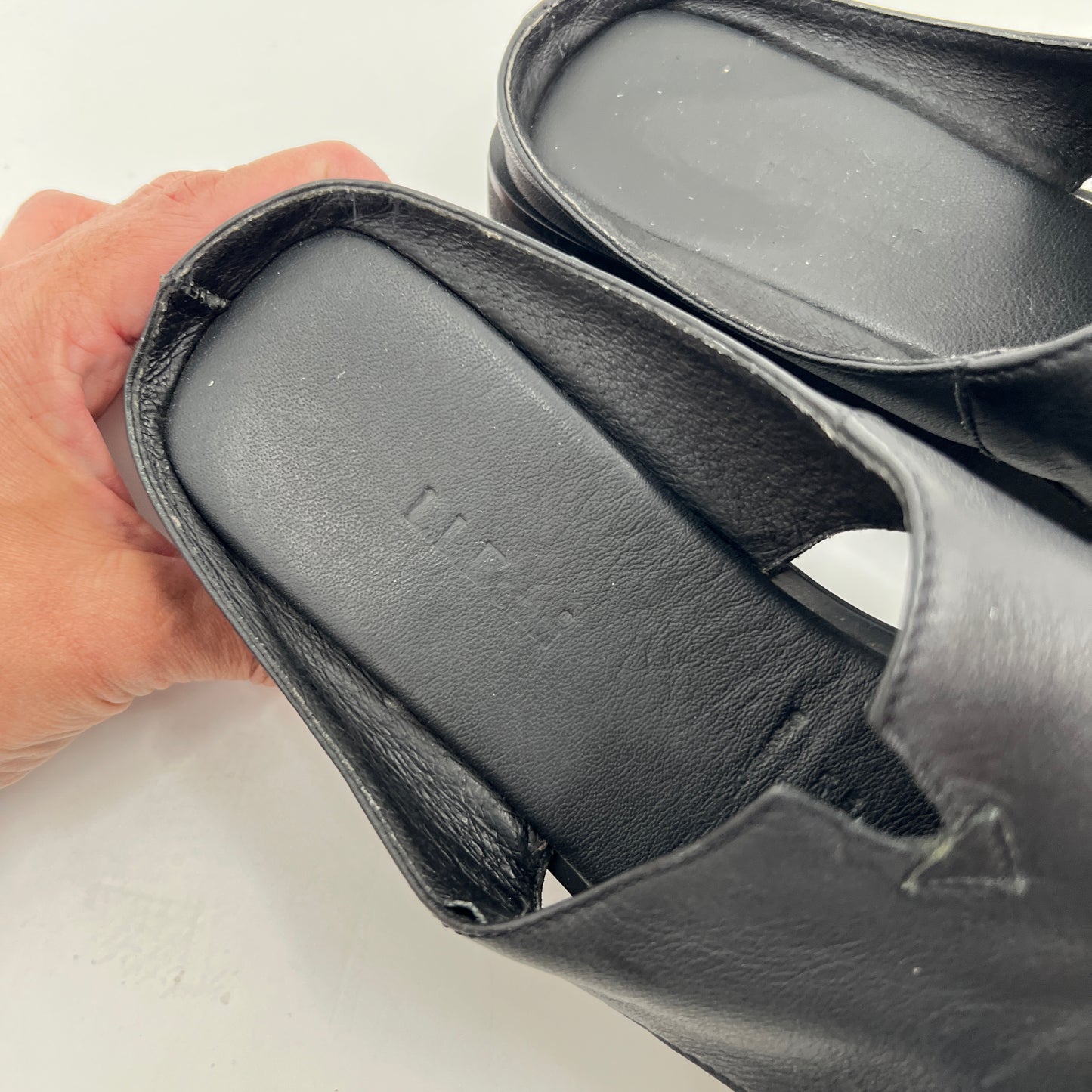 Y2K  L.L Bean Leather Platform Sandals