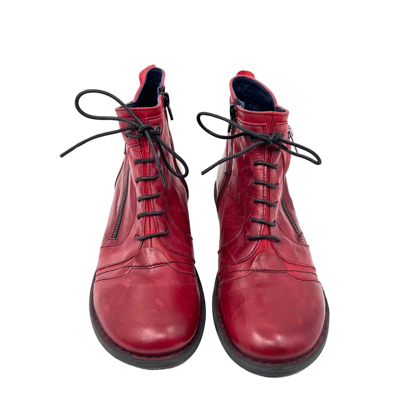 Dorking Lace Up Leather Bootie Shoes