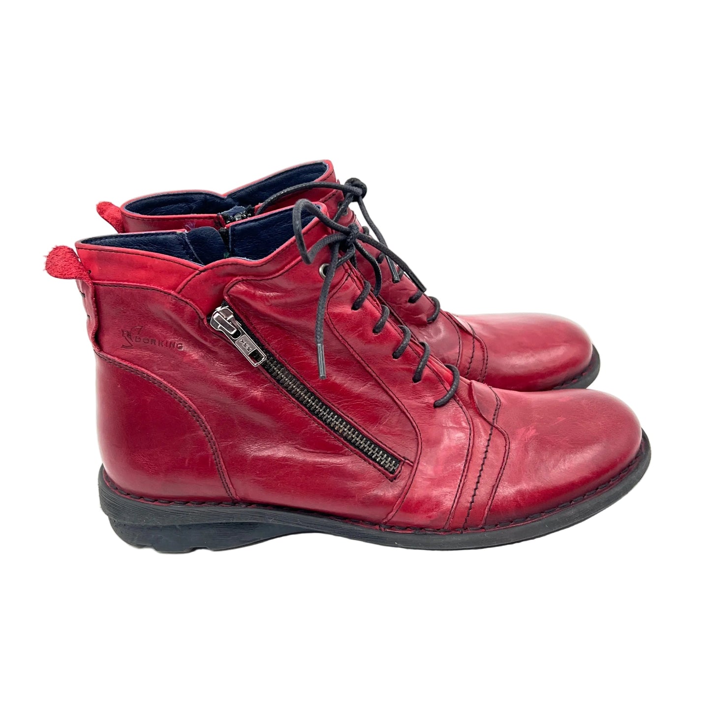 Dorking Lace Up Leather Bootie Shoes