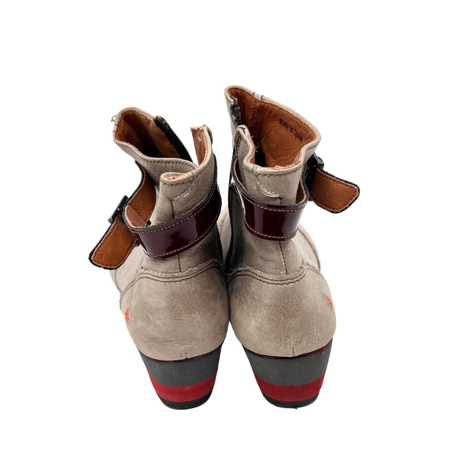 ART Company Leather Wedge Ankle Booties Shoes
