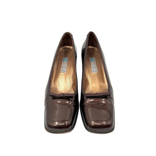 Vintage Arnold Churging Patent Leather Square Toe Shoes