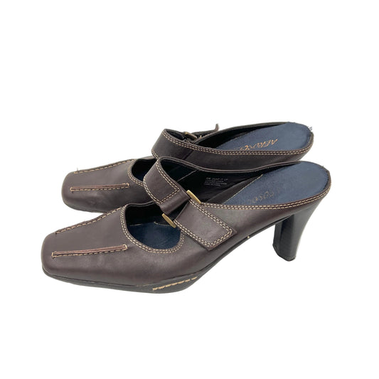 Aerosole Leather Mule Shoes