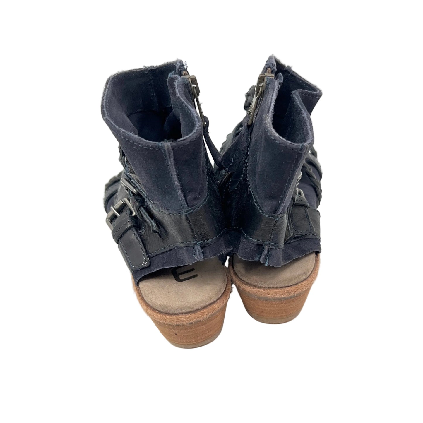 Mjus Leather Ankle Wrap Peep Toe Sandals
