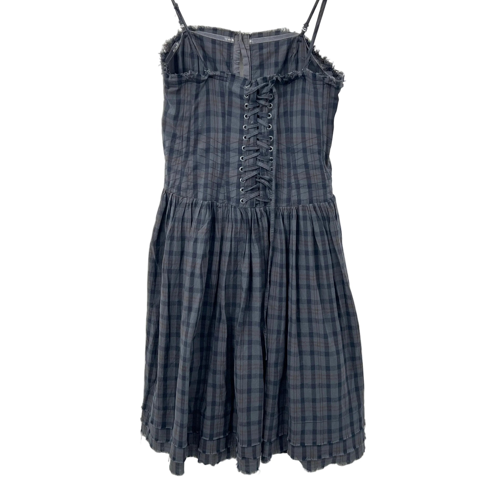 Maeve Plaid Corset Dress – Sol Revival Thrift
