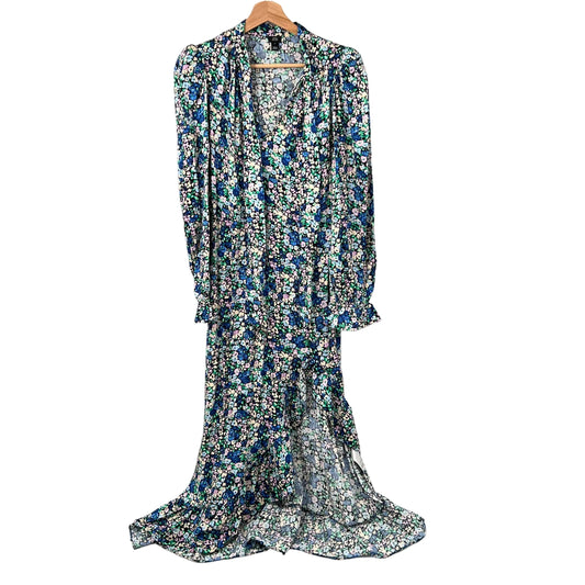 River Island Floral Midi Long Sleeves Dress