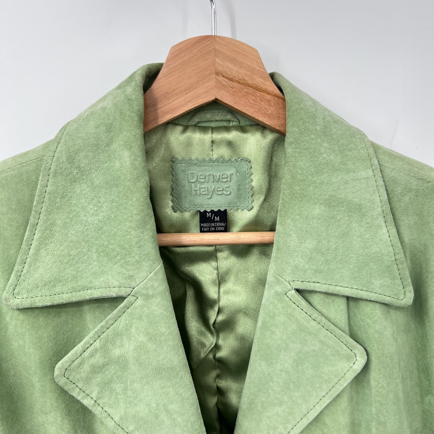Vintage Suede Leather Jacket Blazer