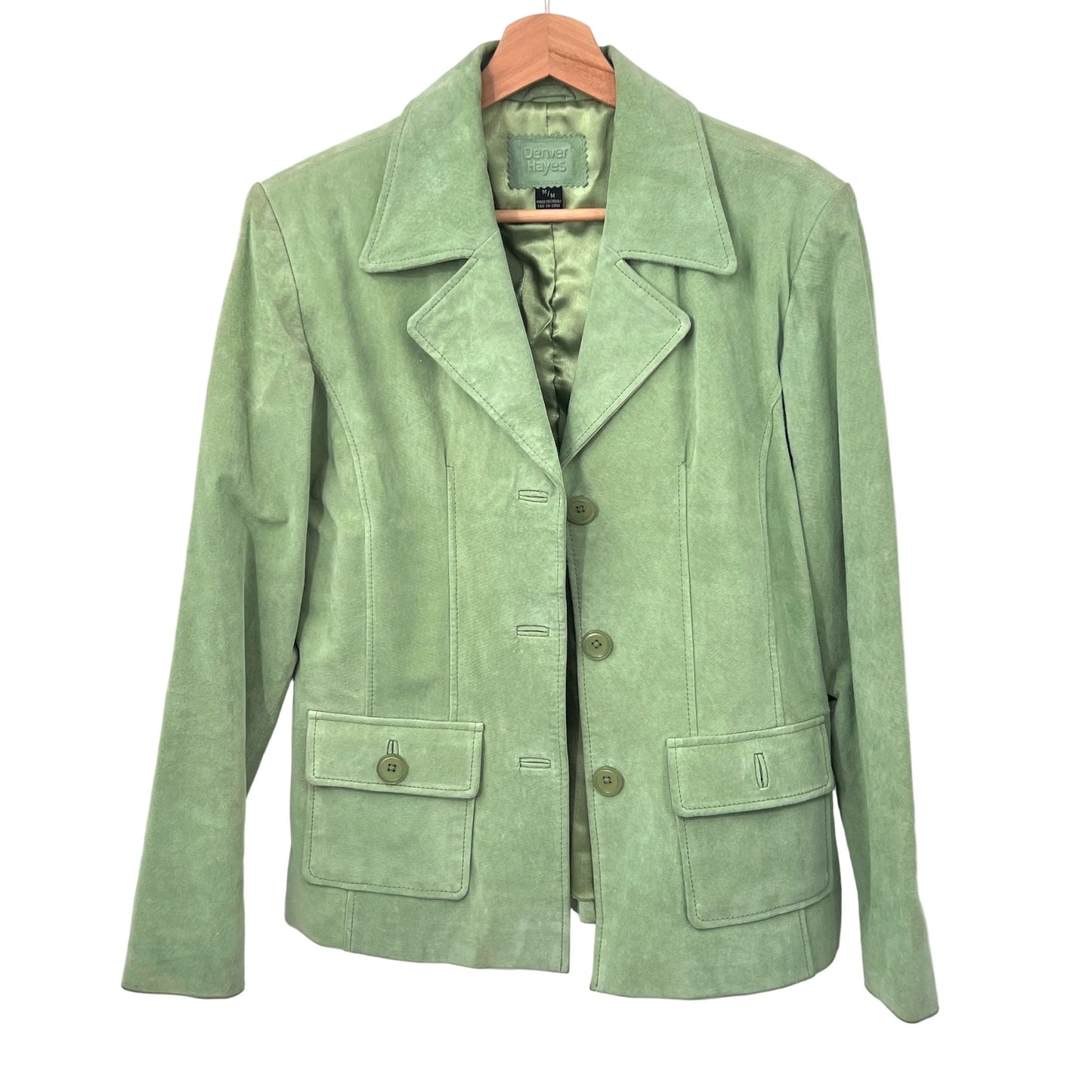 Vintage Suede Leather Jacket Blazer