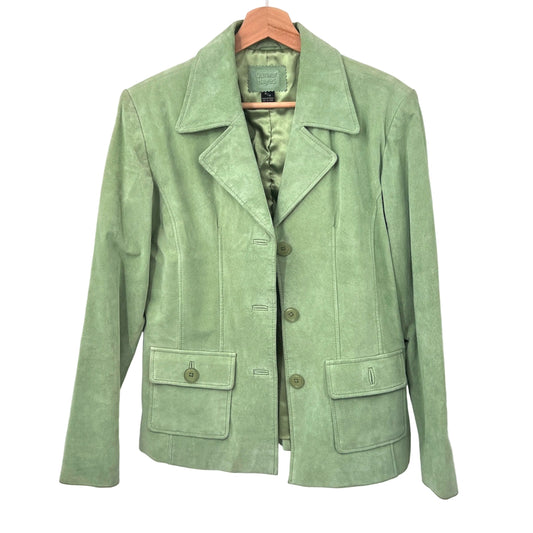 Vintage Suede Leather Jacket Blazer