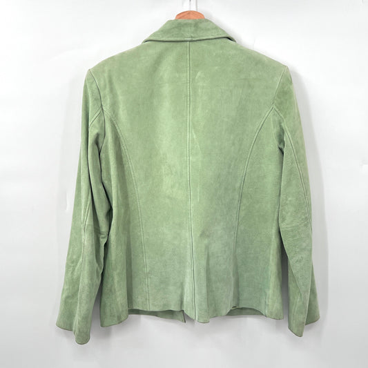 Vintage Suede Leather Jacket Blazer