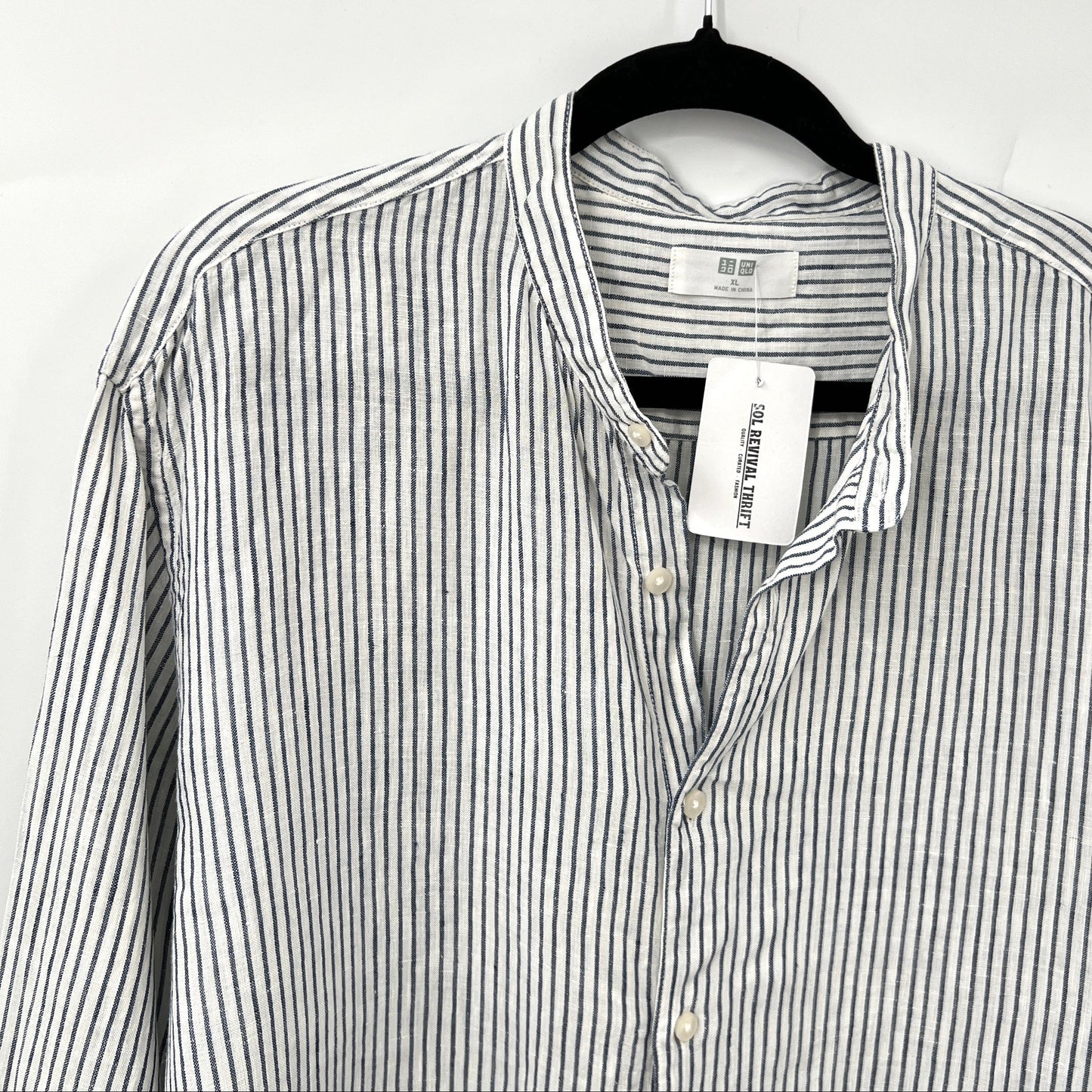 Uniqlo Pure Linen Long Sleeves Shirt Unisex