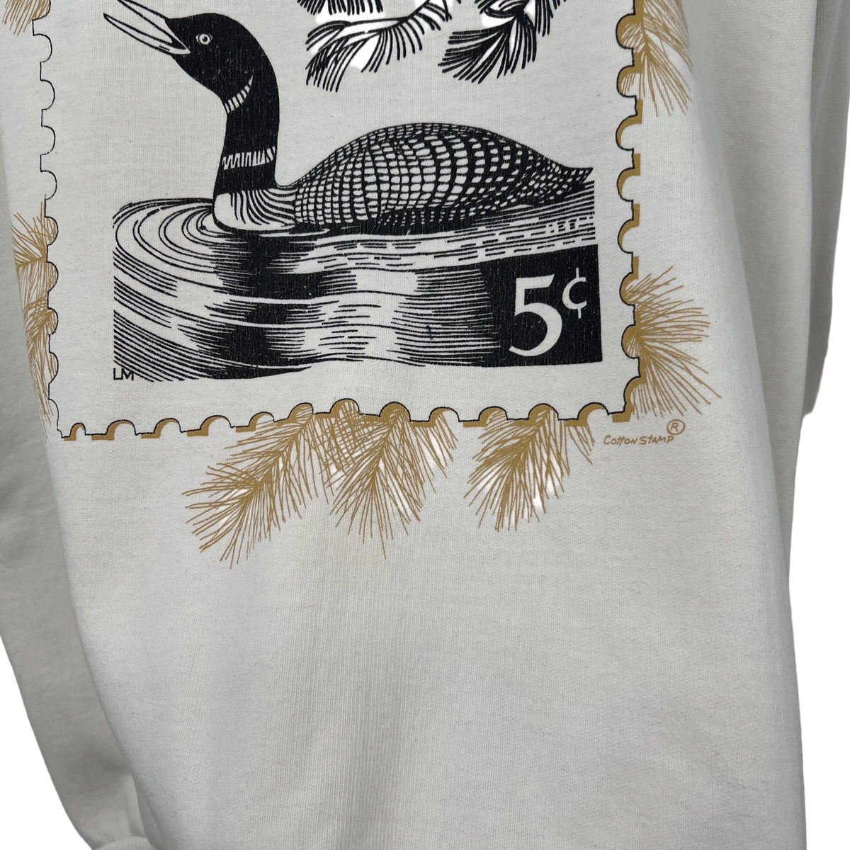 Vintage Canada Post 5c Stamp Crewneck