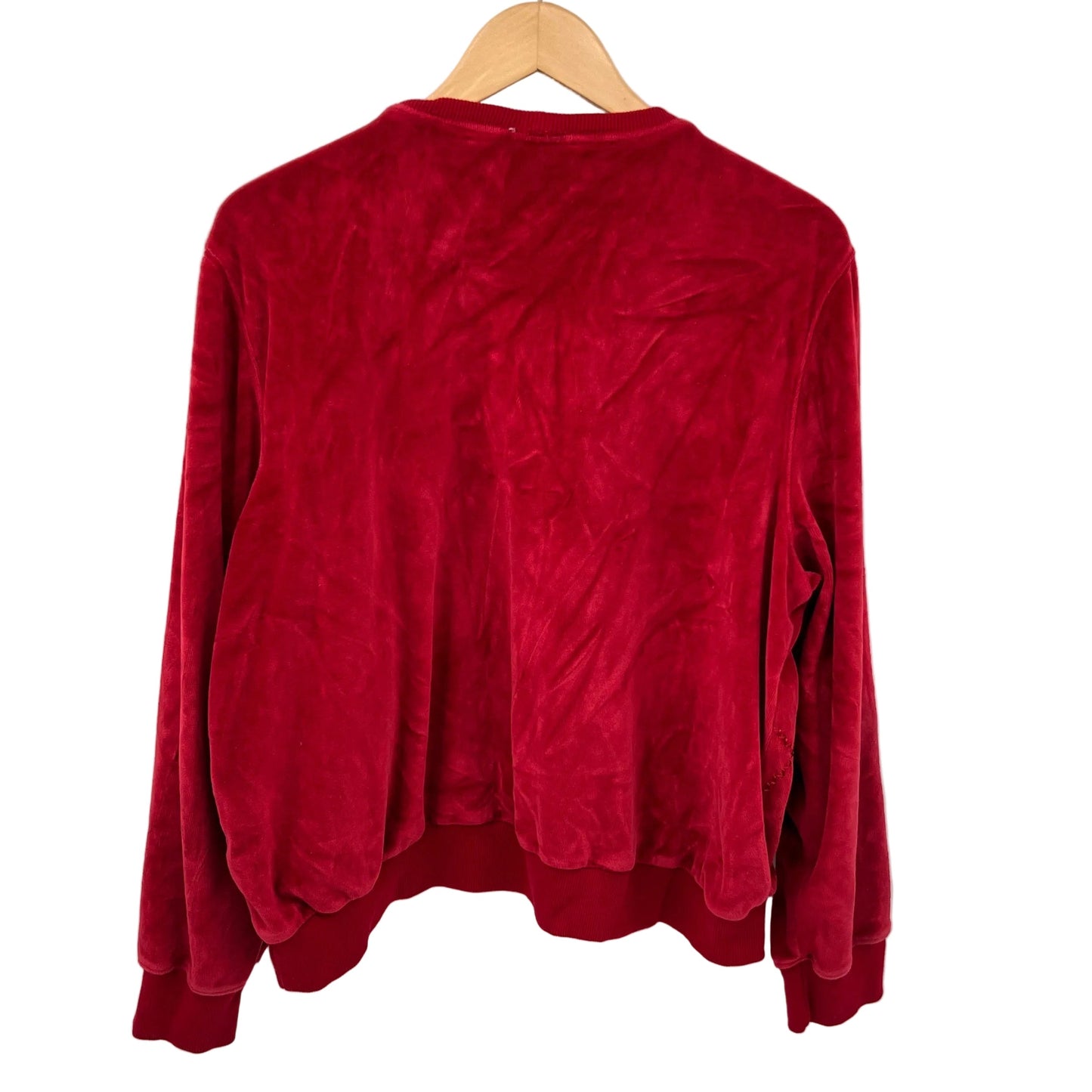 Vintage Velour Embroidered Crewneck
