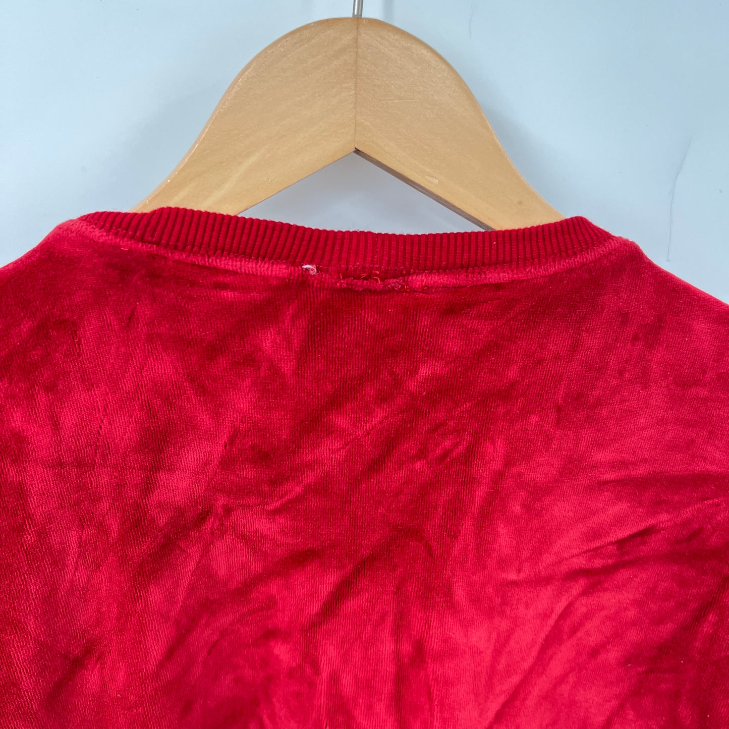 Vintage Velour Embroidered Crewneck