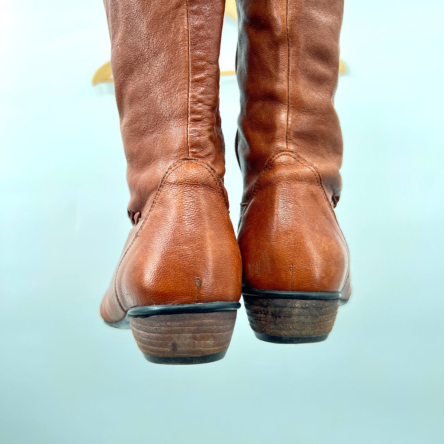 Brako Tall Knee High Leather Boots