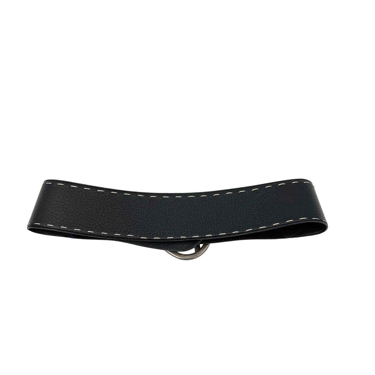 Avion Genuine Leather Wide Belt Ring Buckle