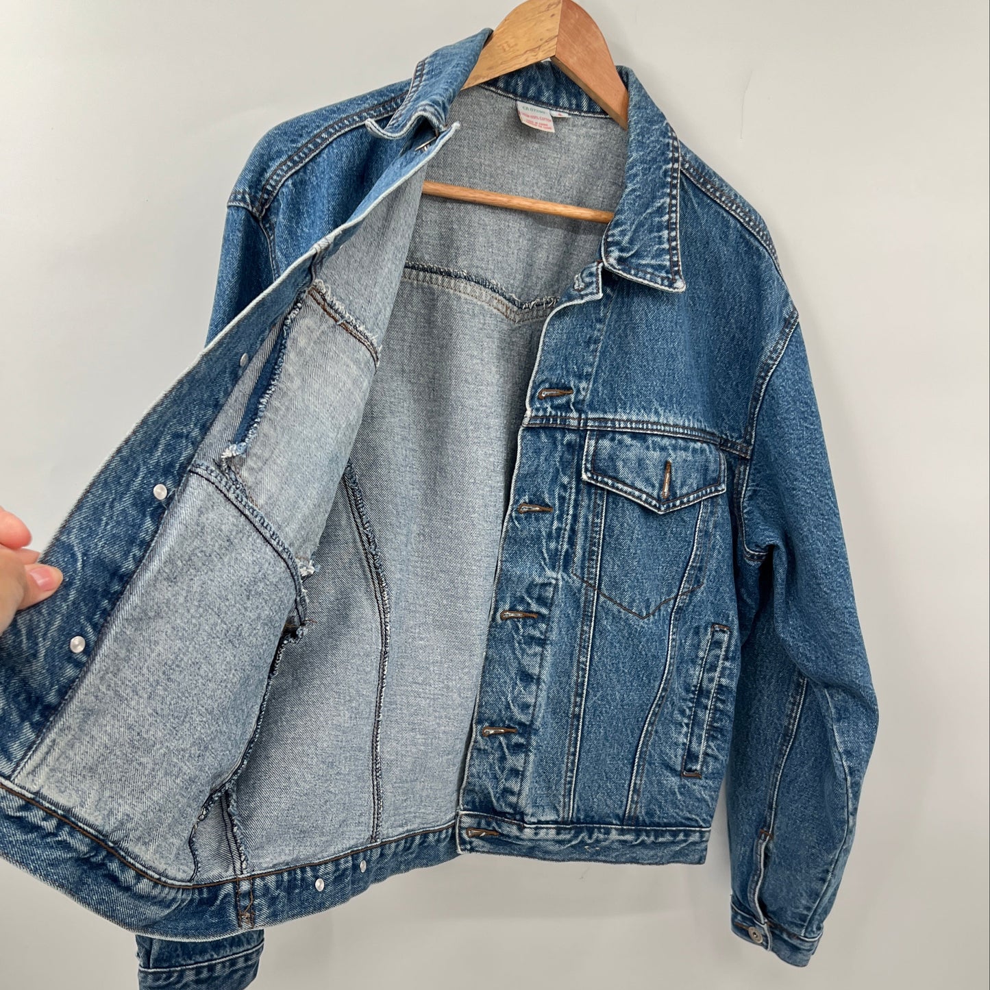 Vintage JonnyQ Tracker Unisex Jean Jacket