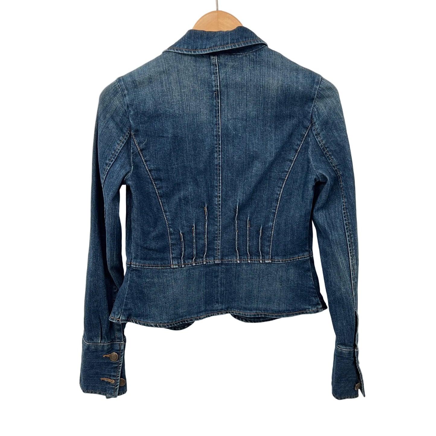Y2K Smart Set Denim Fitted Blazer