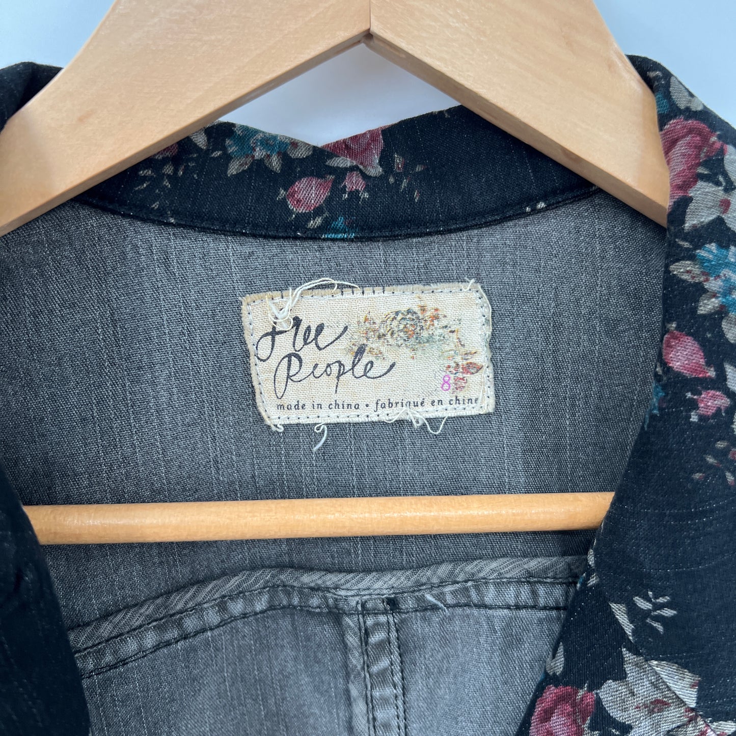 Retro Free People Cropped Fitted Blazer - Jacket