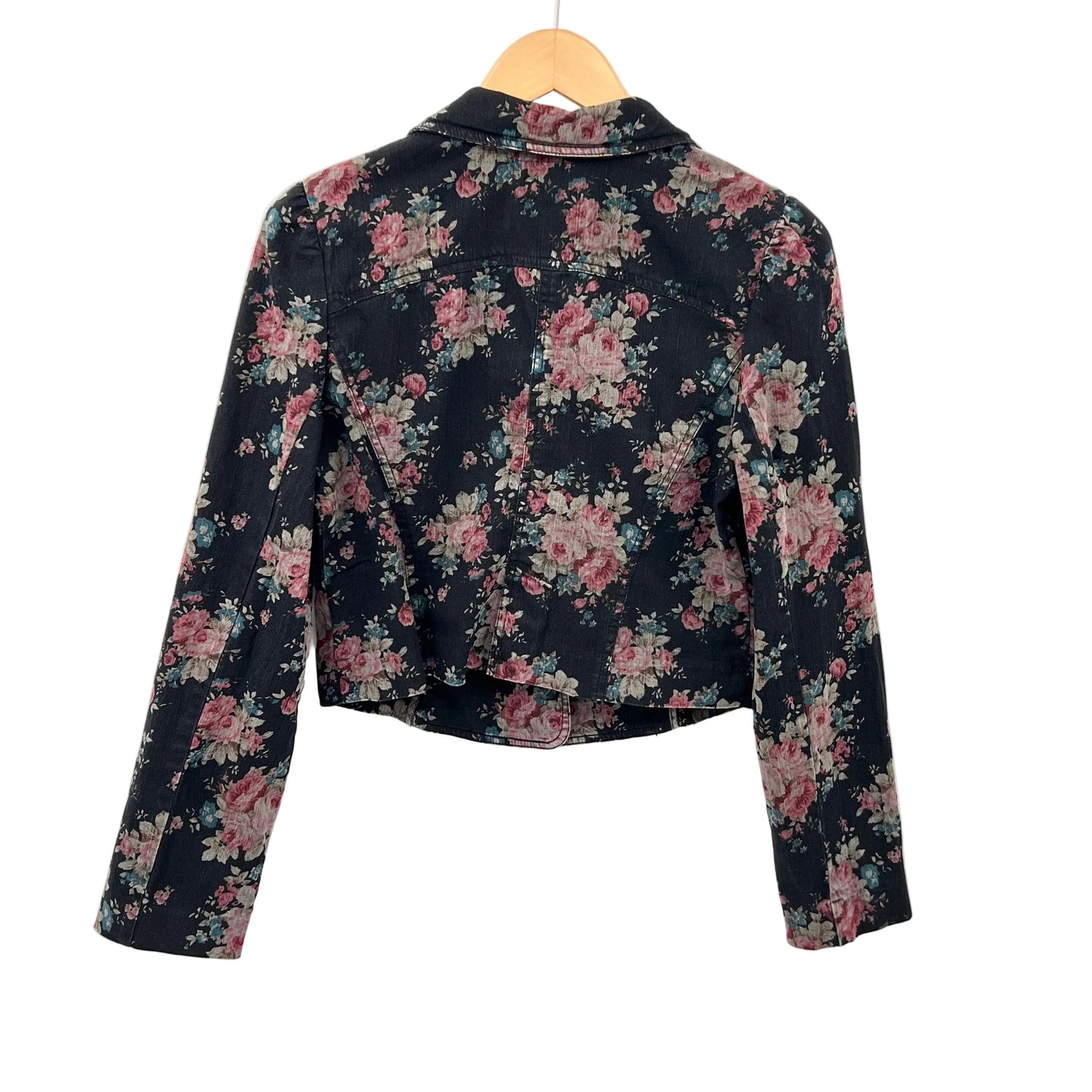 Retro Free People Cropped Fitted Blazer - Jacket