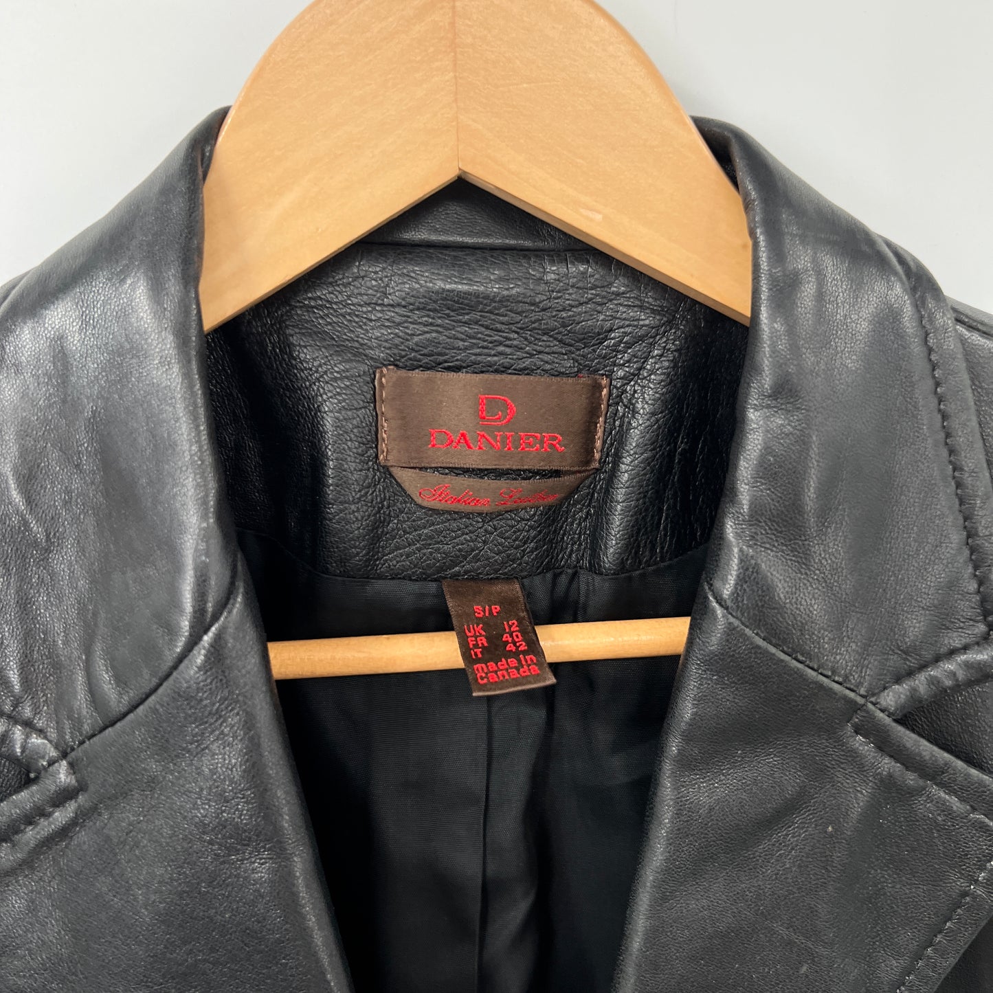 Vintage Danier Italian Leather Jacket