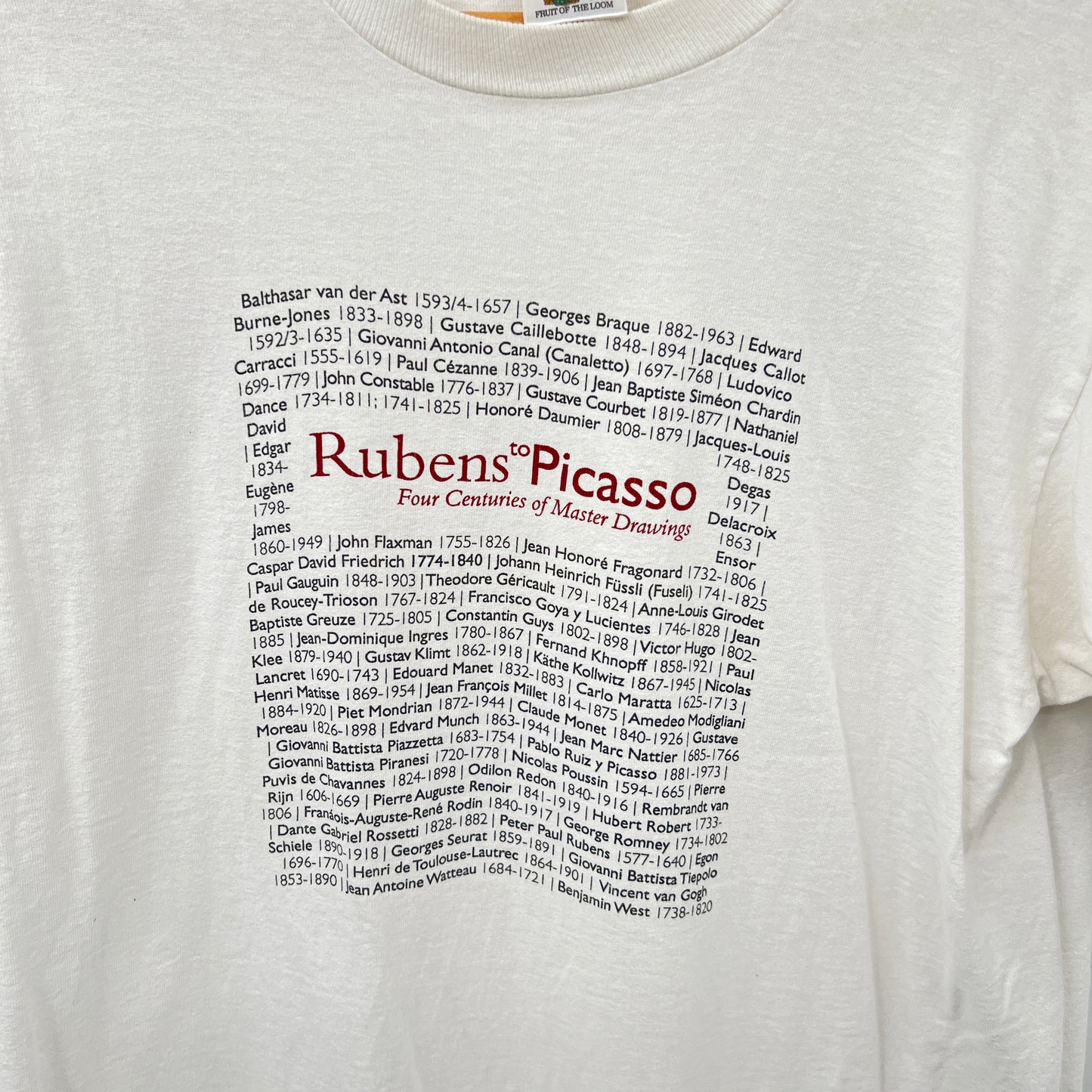 Vintage Rubens to Picasso University of Alberta Excibition T-shirt