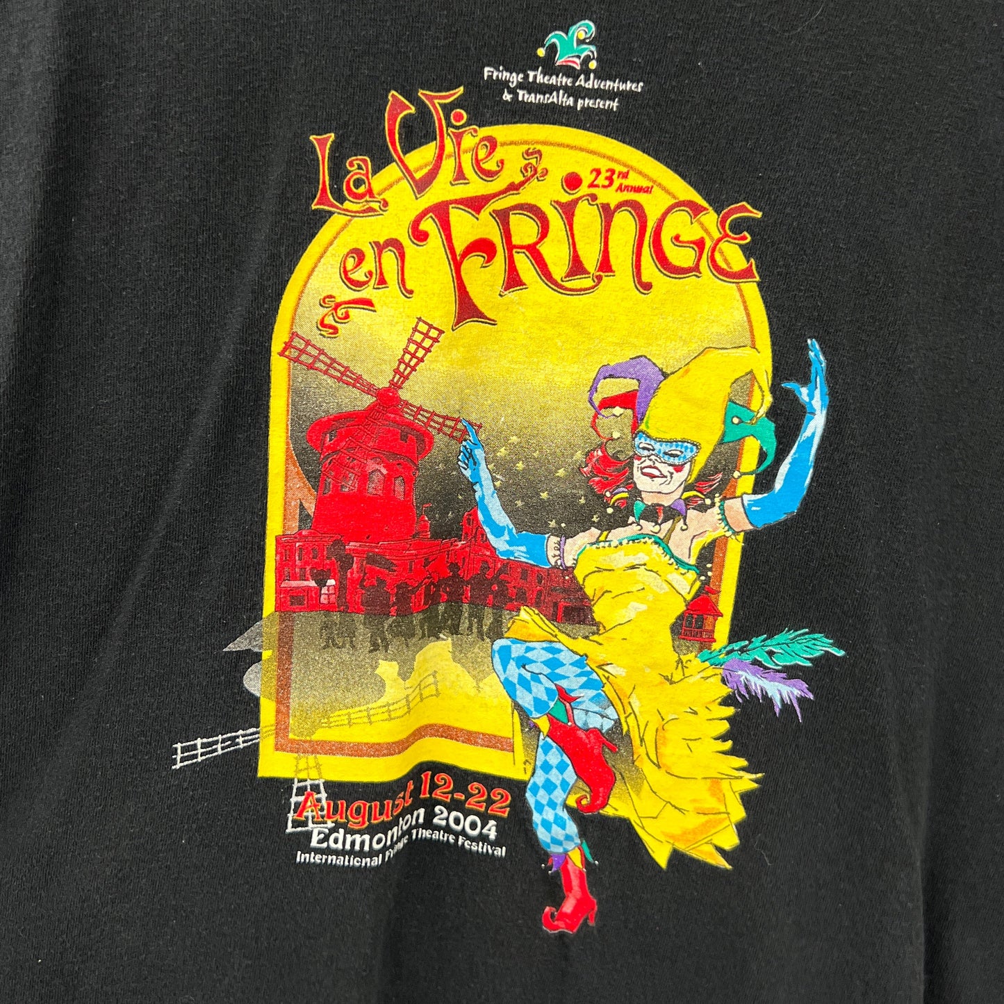 Vintage '04 La Vie en Fringe Edmonton T-shirt