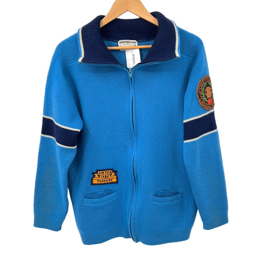 '82 White Ram Labatt Tankard Curling Wool Cardigan