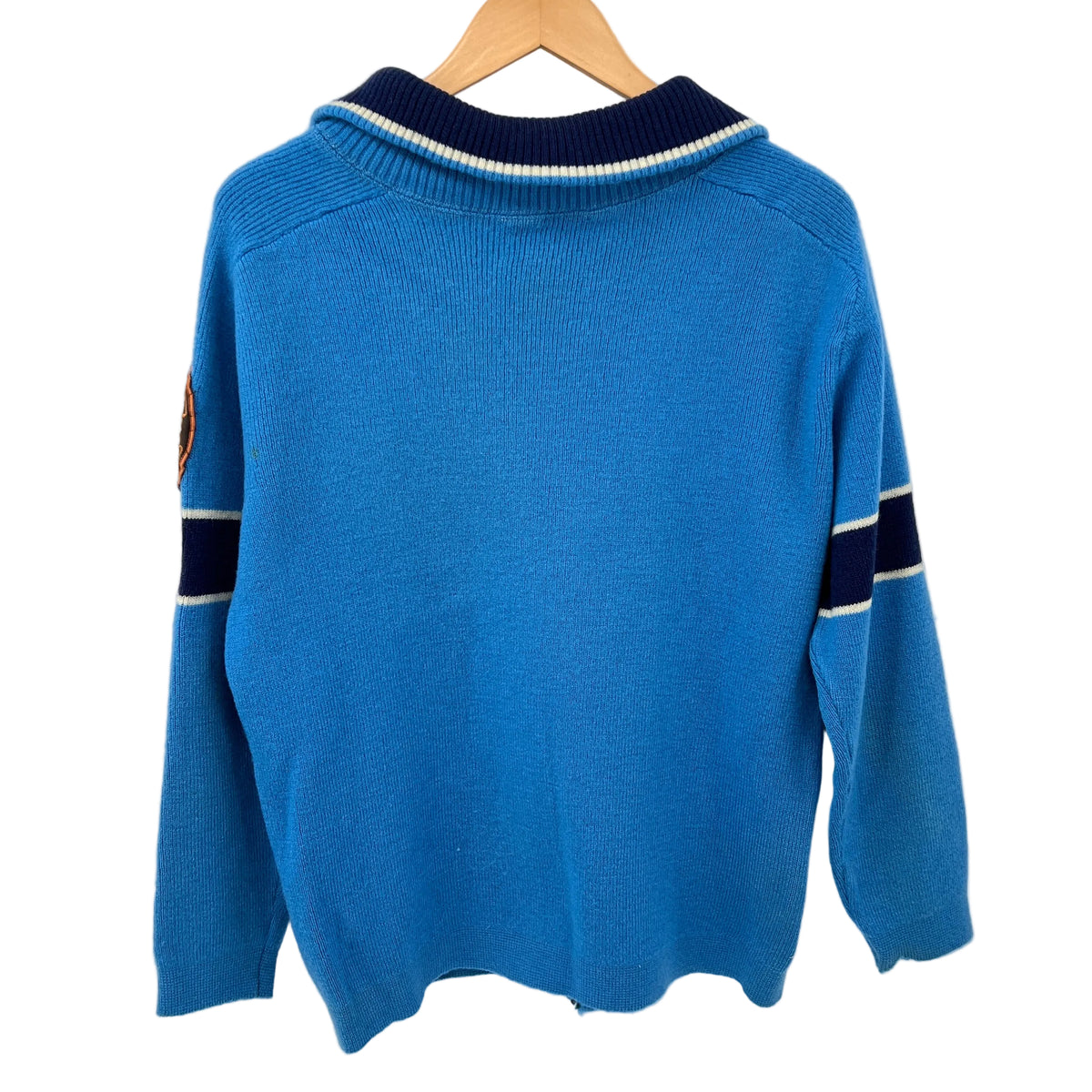 '82 White Ram Labatt Tankard Curling Wool Cardigan
