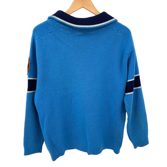 '82 White Ram Labatt Tankard Curling Wool Cardigan