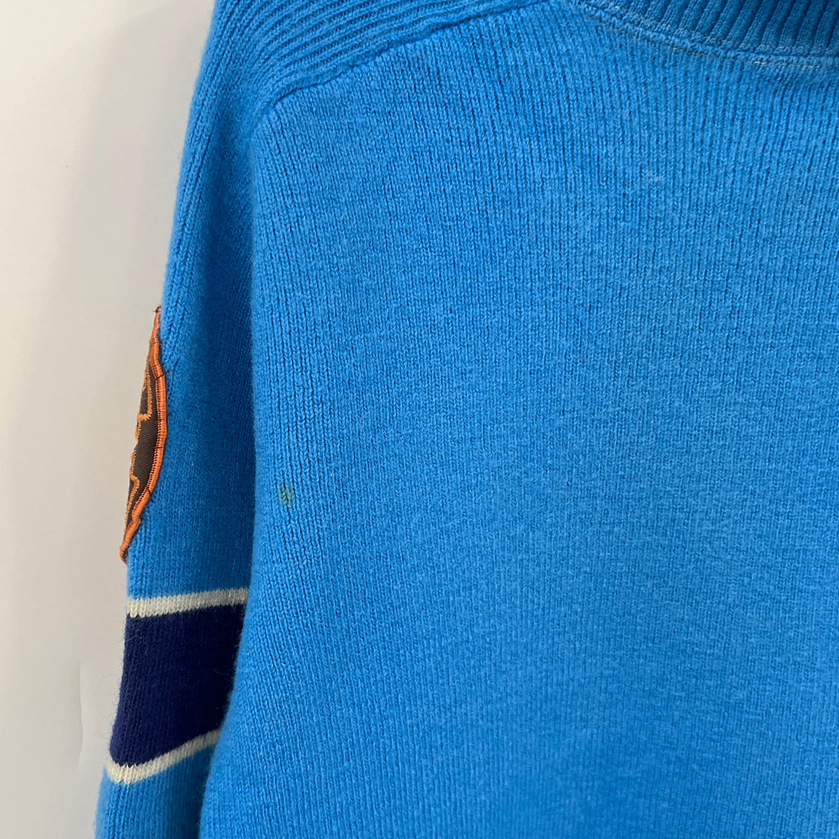 '82 White Ram Labatt Tankard Curling Wool Cardigan