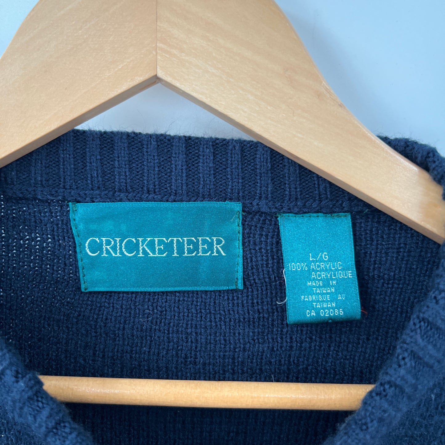 Vintage Knit Landscape Crewneck Sweater