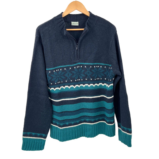 Vintage Penmans Wool Blend Quarter zip Sweater