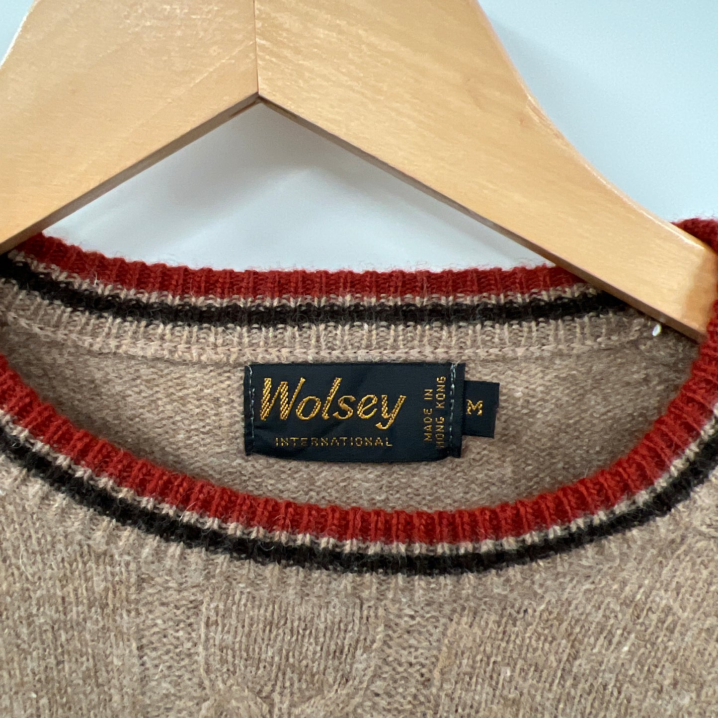 Vintage Wolsey Wool Blend Crewneck Sweater