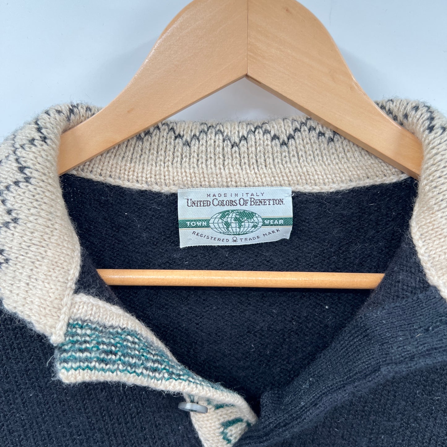 Vintage United Colors of Benetton Wool Blend Knit Sweater