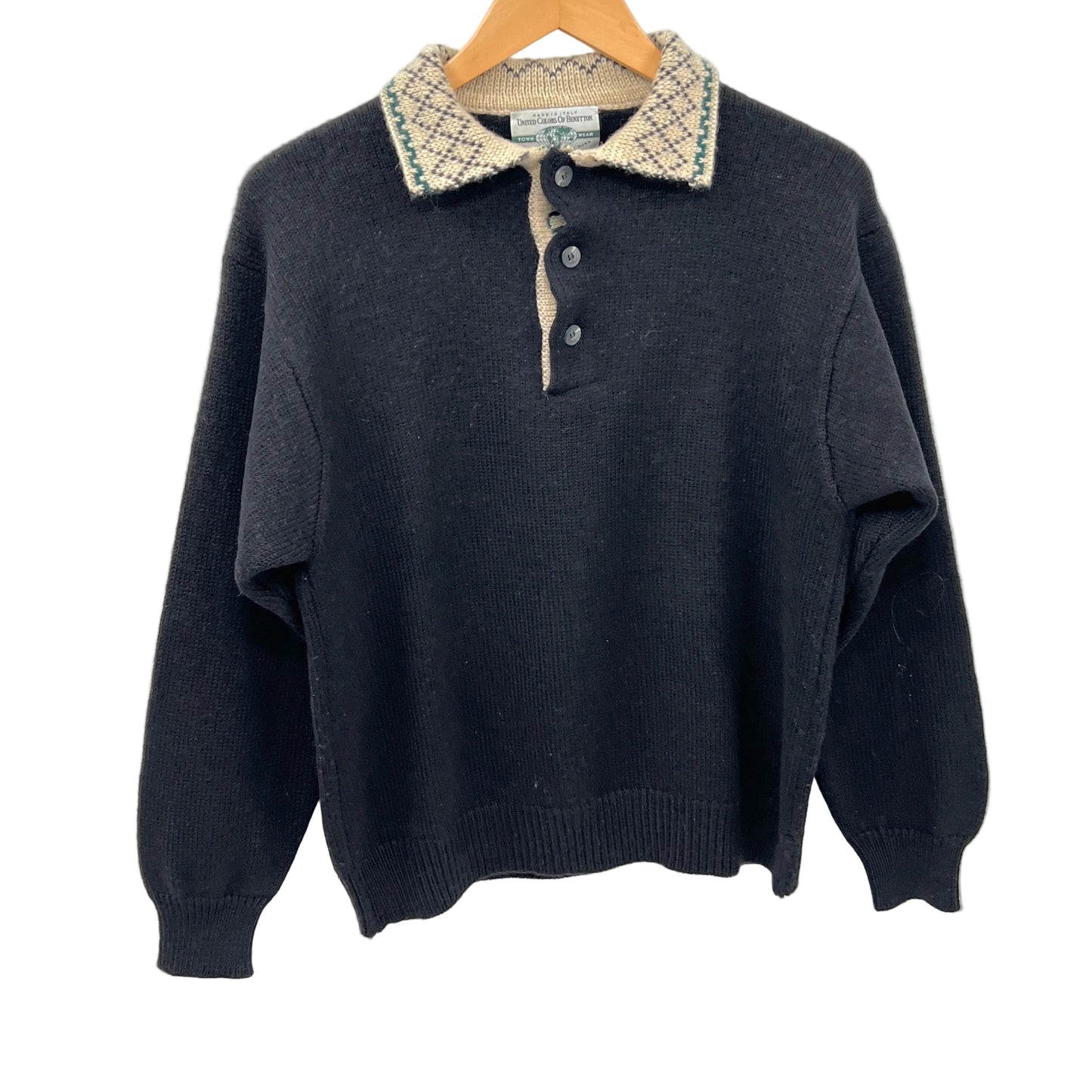Vintage United Colors of Benetton Wool Blend Knit Sweater
