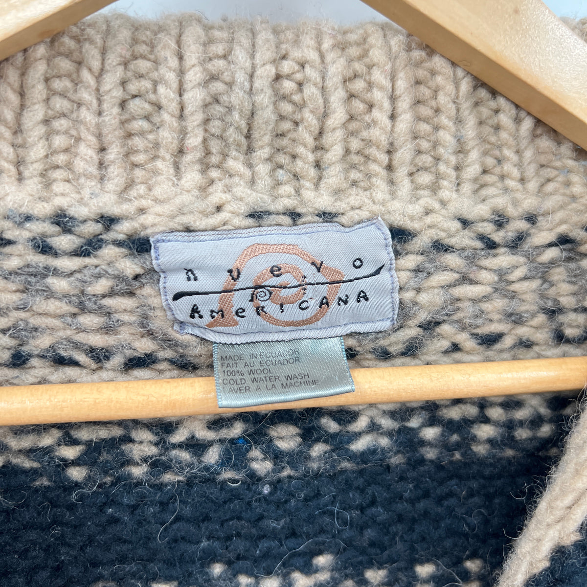 Nuevo Americana Chunky Wool Pullover Sweater