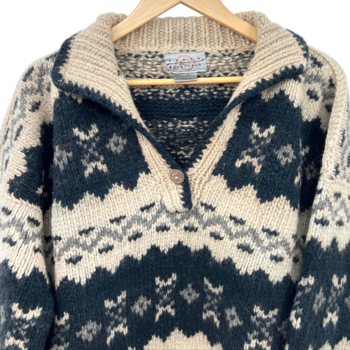 Nuevo Americana Chunky Wool Pullover Sweater