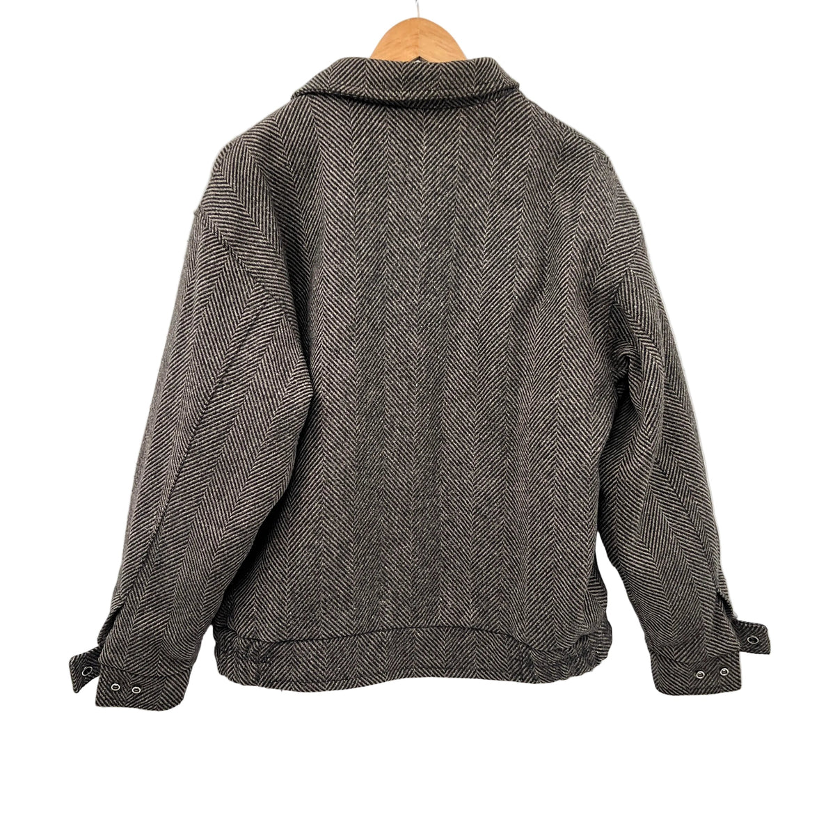 Vintage Wool Lined Bomber Jacket