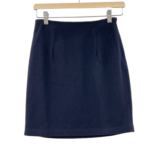 Vintage Club Monaco Wool Cashmere Mini Skirt