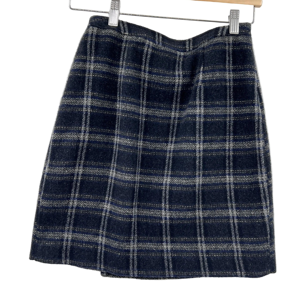 Vintage Fairweather Wool Blend Wrap Mini Skirt