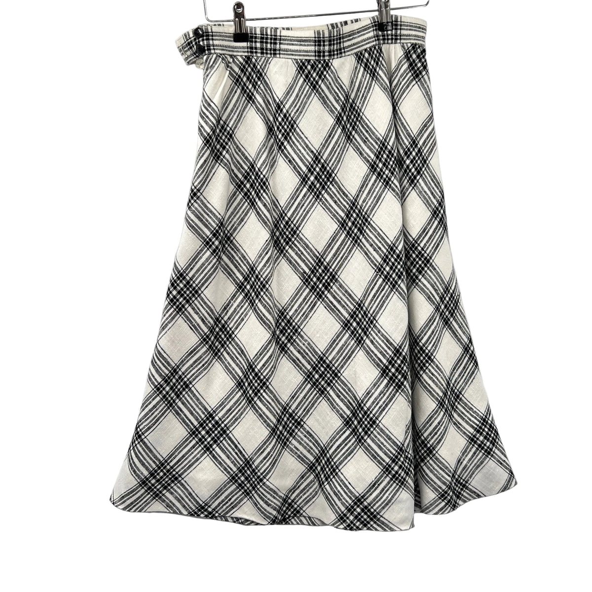 Vintage Sportcraft Plaid A-lined Midi Skirt