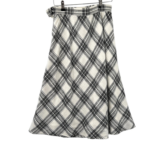Vintage Sportcraft Plaid A-lined Midi Skirt