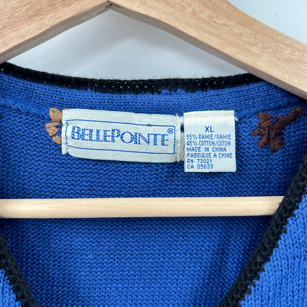 Vintage Belle Pointe Animal's Ark  Patch Work Sweater Vest