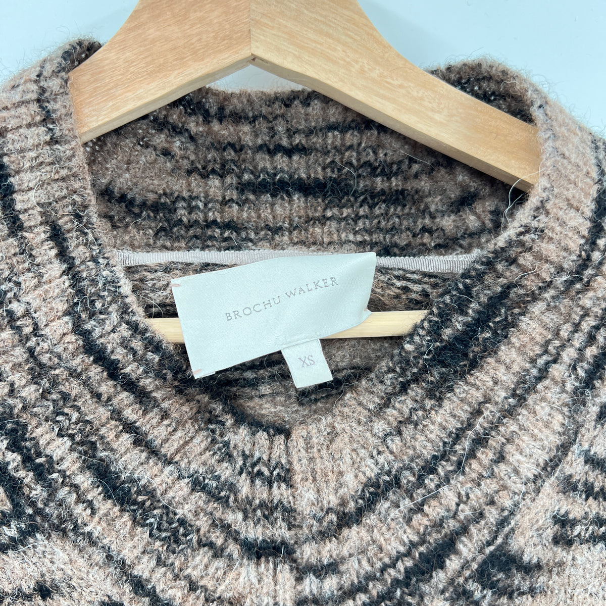 Brochu Walker Alpaca Wool Blend V-neck Sweater