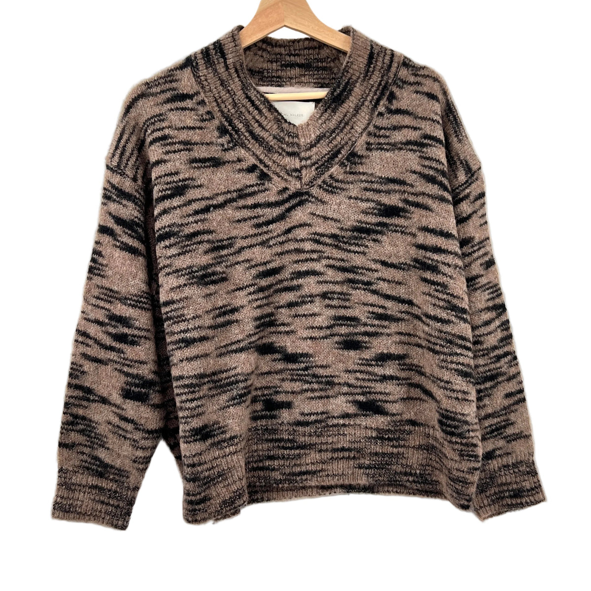 Brochu Walker Alpaca Wool Blend V-neck Sweater