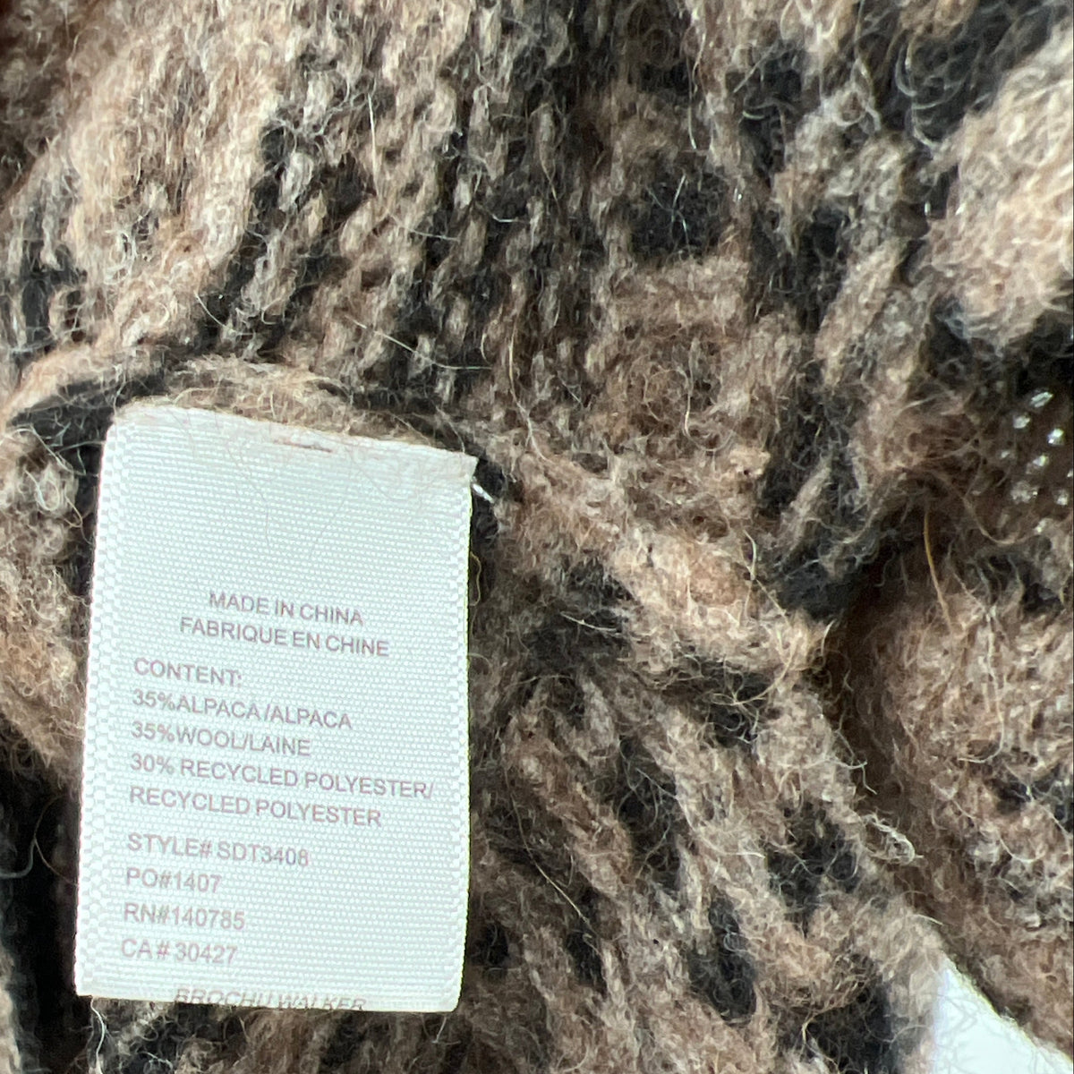Brochu Walker Alpaca Wool Blend V-neck Sweater